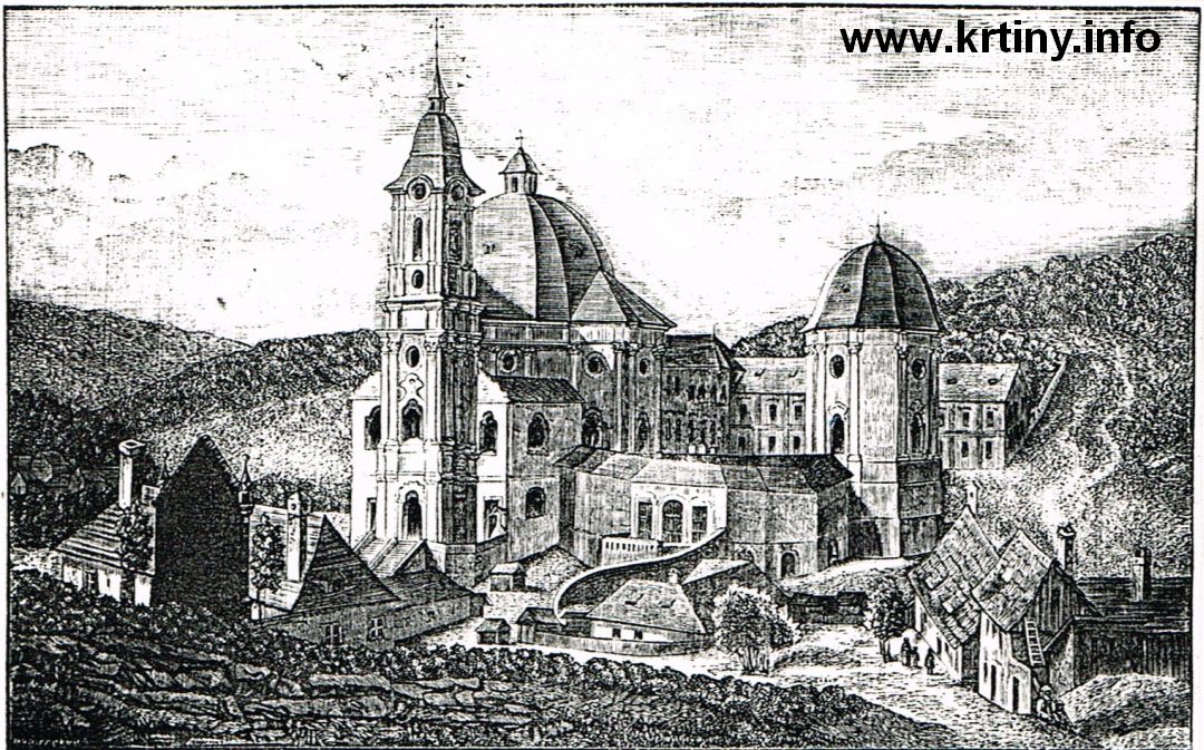 Chrám Panny Marie ve Křtinách v 2. pol. 19. století