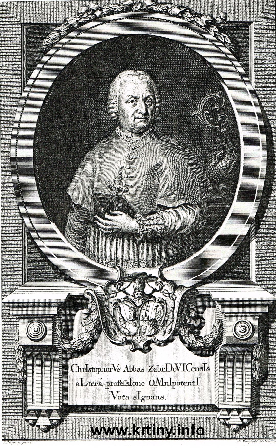Rytika opata Matušky od Mansfelda z roku 1772.